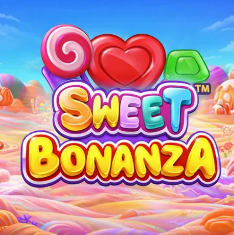 Sweet Bonanza kleurrijke snoep en fruit symbolen